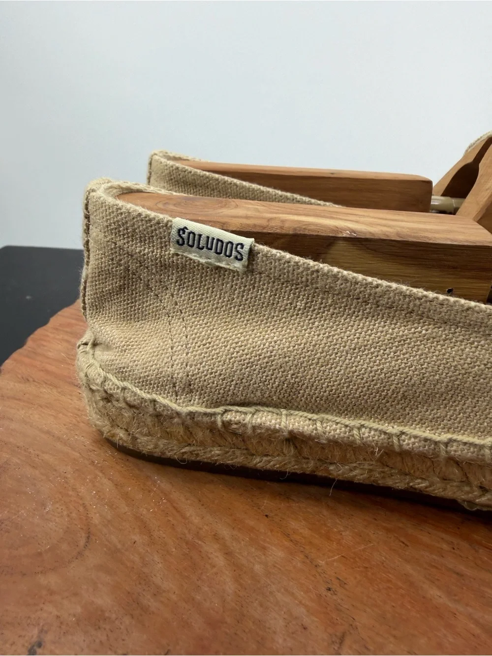 Soludos Platform Espadrille Sandals‎ tan sz 6.5